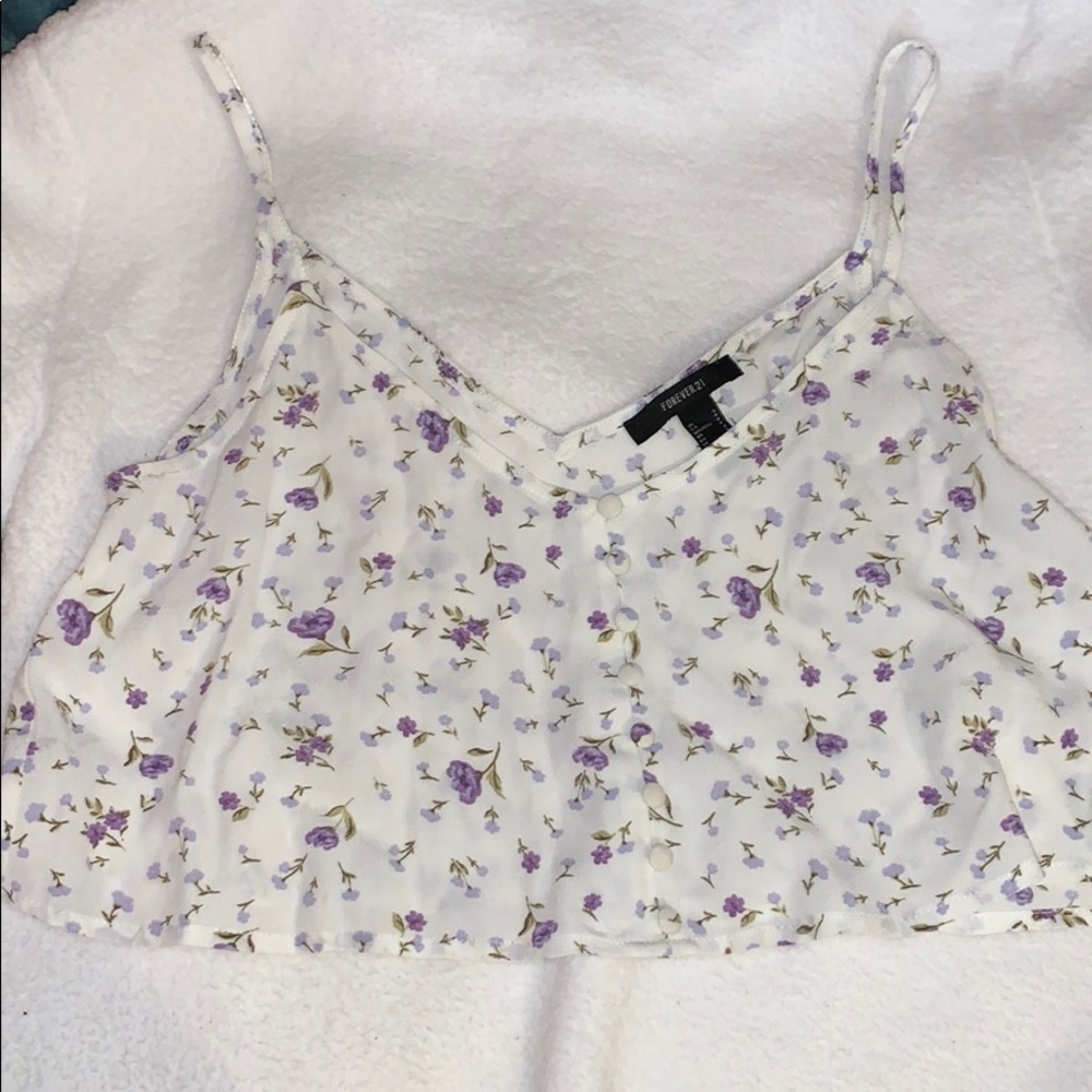 Floral Cropped top